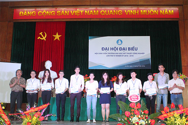 Đại hội Đại biểu Hội Sinh viên Việt Nam Trường ĐH Mỹ thuật Công nghiệp, nhiệm kỳ 2016-2018
